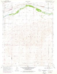 Deerfield NE 1960 topographic map thumbnail