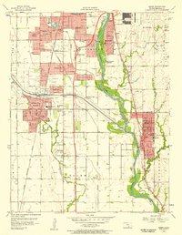 Derby 1956 topographic map thumbnail