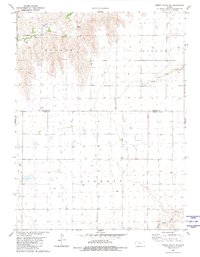 Dewey Ranch SE 1981 topographic map thumbnail
