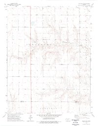 Dighton SW 1974 topographic map thumbnail