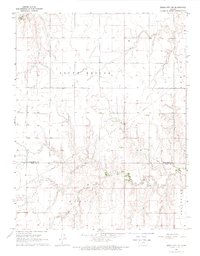 Dodge City NE 1968 topographic map thumbnail