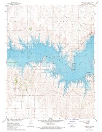 Dorrance NE 1967 topographic map thumbnail