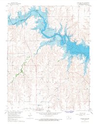 Dorrance NW 1967 topographic map thumbnail
