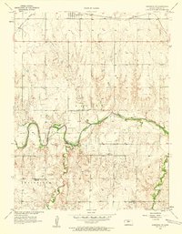 Dorrance SW 1956 topographic map thumbnail