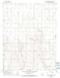 East Bridge Creek North 1966 topographic map thumbnail