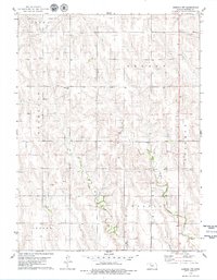 Edmond NW 1978 topographic map thumbnail