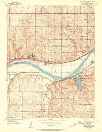 Edwardsville 1951 topographic map thumbnail