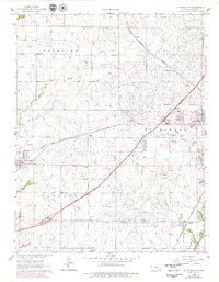 El Dorado SW 1961 topographic map thumbnail
