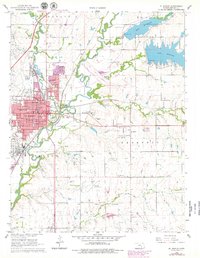 El Dorado 1961 topographic map thumbnail