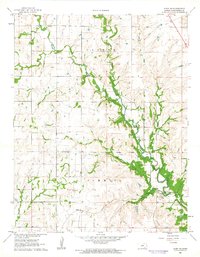Elgin NE 1962 topographic map thumbnail