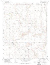 Elkader SW 1974 topographic map thumbnail