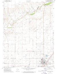 Elkhart North 1973 topographic map thumbnail