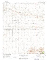 Elkhart NW 1973 topographic map thumbnail