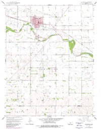 Ellinwood 1957 topographic map thumbnail