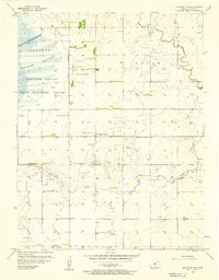 Ellinwood NE 1956 topographic map thumbnail
