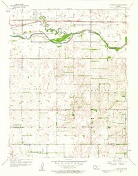 Ellinwood SW 1957 topographic map thumbnail