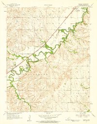 Elmdale 1957 topographic map thumbnail