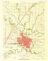Emporia 1957 topographic map thumbnail