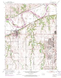 Eudora 1951 topographic map thumbnail