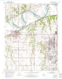 Eudora 1951 topographic map thumbnail