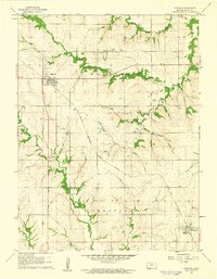 Fairview 1960 topographic map thumbnail