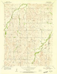 Falun 1955 topographic map preview