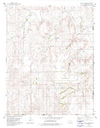 Fancy Canyon 1980 topographic map thumbnail