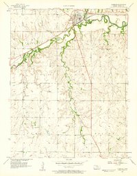 Florence 1957 topographic map thumbnail