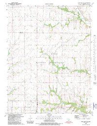 Fort Riley NE 1982 topographic map thumbnail