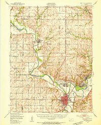 Fort Riley 1947 topographic map thumbnail