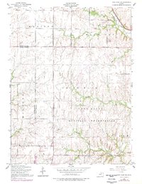 Fort Riley NE 1955 topographic map thumbnail