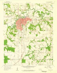 Fort Scott 1958 topographic map thumbnail