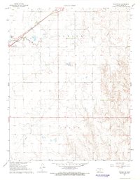 Fowler SW 1967 topographic map thumbnail