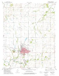 Fredonia 1975 topographic map thumbnail