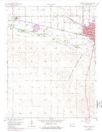Garden City West 1960 topographic map thumbnail