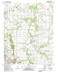 Garland 1991 topographic map thumbnail