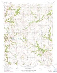 Garnett SE 1966 topographic map thumbnail