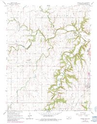 Garnett West 1966 topographic map thumbnail