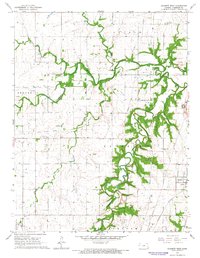 Garnett West 1966 topographic map thumbnail