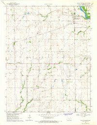 Geuda Springs 1965 topographic map thumbnail