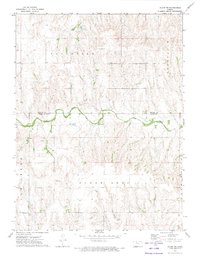 Glade SW 1972 topographic map thumbnail
