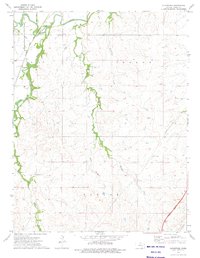 Gladstone 1973 topographic map thumbnail