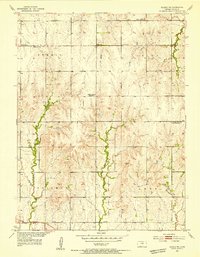 Glasco NE 1953 topographic map thumbnail