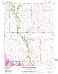 Glen Elder North 1962 topographic map thumbnail