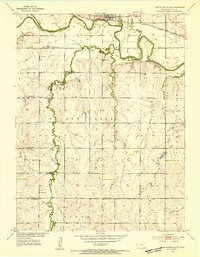 Glen Elder South 1953 topographic map thumbnail