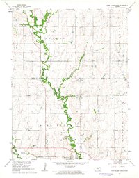 Glen Elder North 1962 topographic map thumbnail