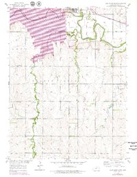 Glen Elder South 1953 topographic map thumbnail