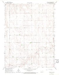 Goodland NE 1966 topographic map thumbnail