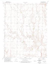 Gove SE 1974 topographic map thumbnail
