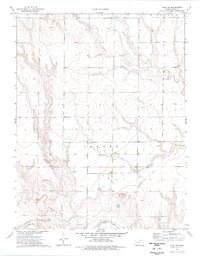 Gove SW 1974 topographic map thumbnail